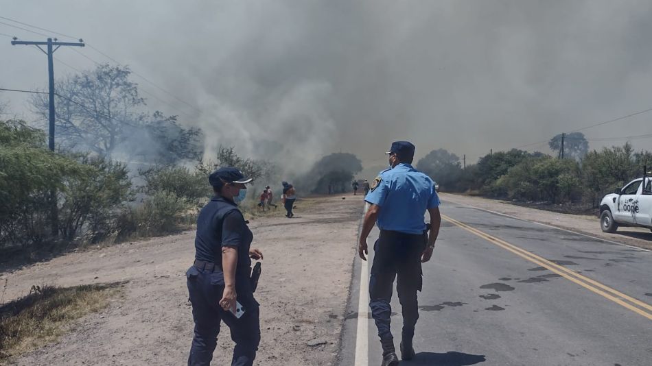 Incendio en San Marcos Sierras, Córdoba
