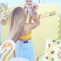 L-gante: Tamara Baez celebró a lo grande los cuatro meses de Jamaica