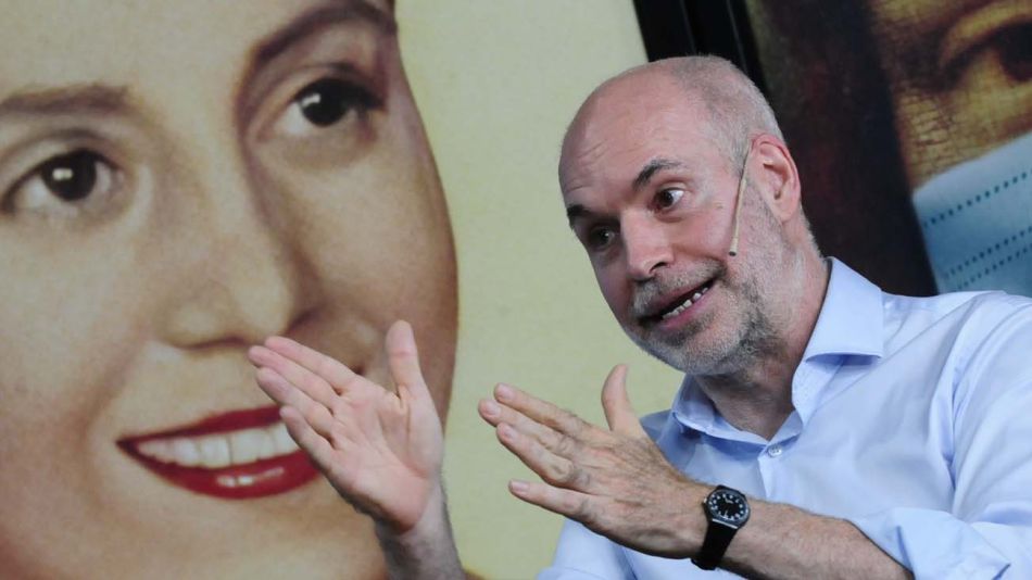 Horacio Rodríguez Larreta, en la entrevista con Jorge Fontevecchia.