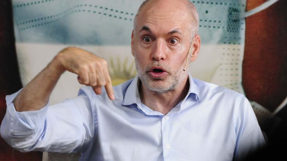 Horacio Rodríguez Larreta, en la entrevista con Jorge Fontevecchia.