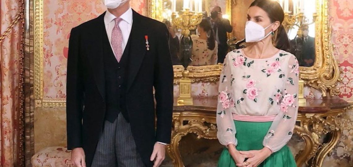 Letizia Ortiz sorprendió con un outfit Valentino de la reina Sofía 