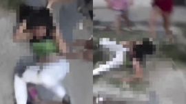 Vecinos lincharon a la madre de la beba de tres meses estrangulada: "Mátenla, mátenla"