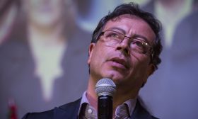 Colombian presidential candidate Gustavo Petro.