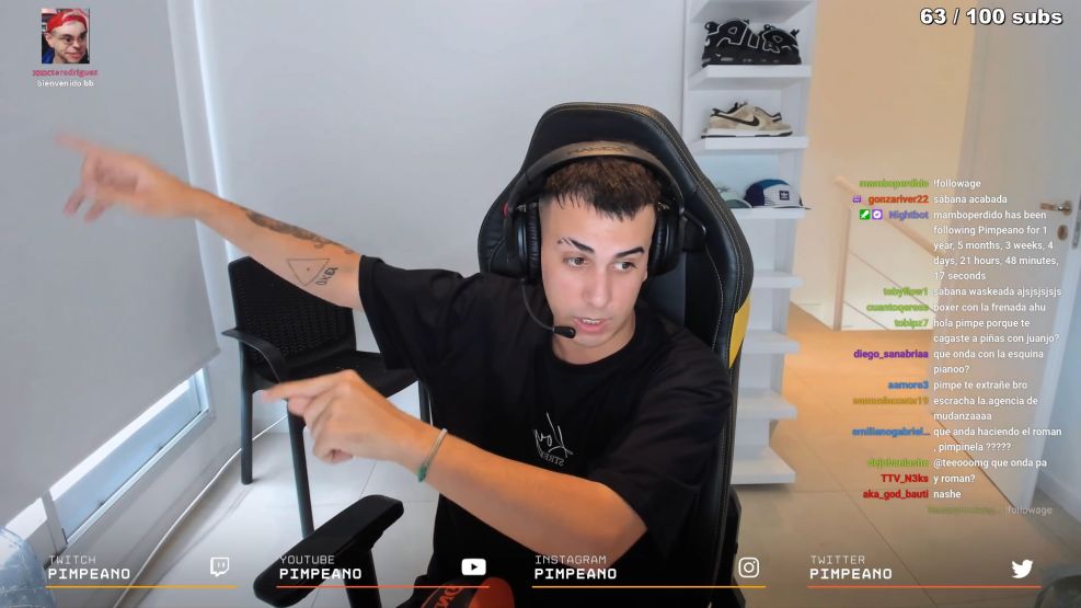 Pimpeano volvió a Twitch y explicó porqué había dejado de stremear