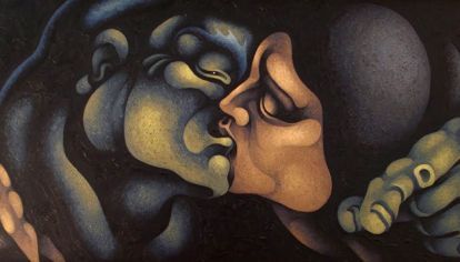 El beso, de Ricardo Carpani