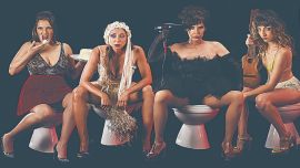 Iride Mockert, Esther Goris, Maida Andrenacci y Laura Cymer. Funciones: viernes y sábados a las 22 hs.