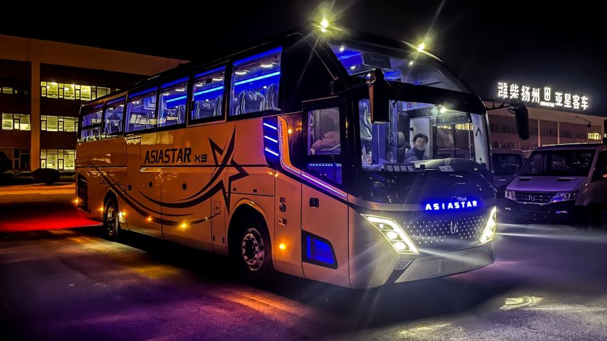 Asiastar X9-3: Así es el lujoso autobús diseñado por Pininfarina.
