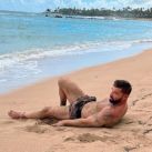 Ricky Martin realizó una provocativa sesión de fotos en la playa 
