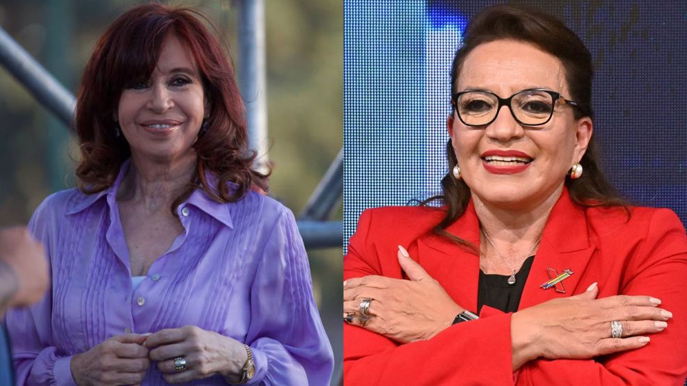 Cristina Kirchner y Xiomara Castro 20220124