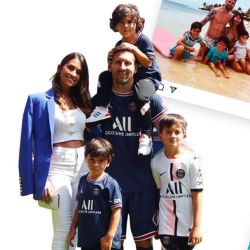Lionel Messi y su familia | Foto:cedoc