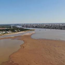 Desde el martes 4 de enero, el nivel del Paraná se mantiene en marcas por debajo del cero.