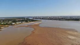 Desde el martes 4 de enero, el nivel del Paraná se mantiene en marcas por debajo del cero.