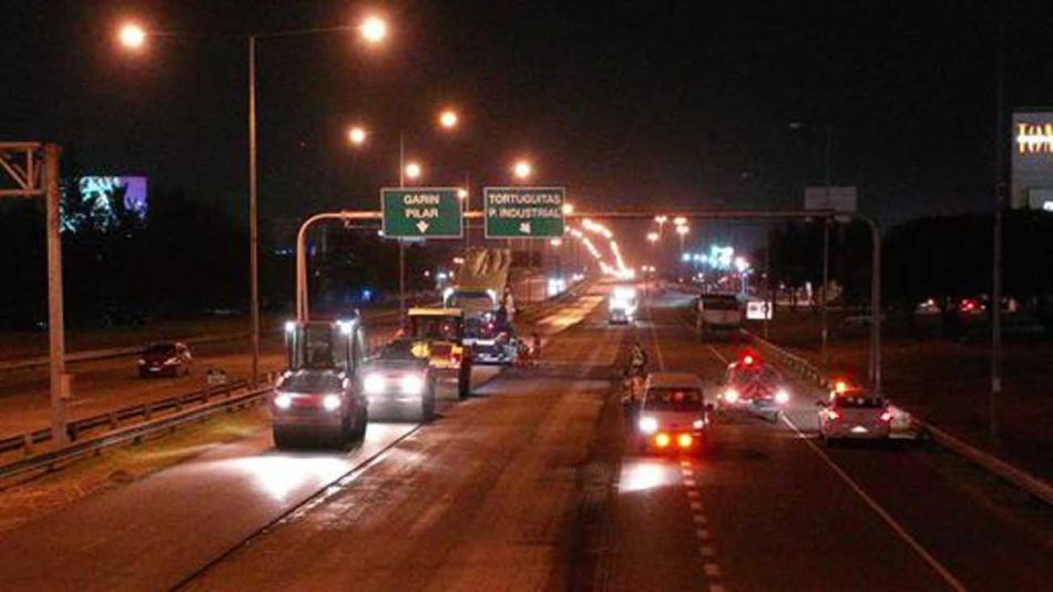 obras de repavimentación de la Gral Paz y del Acceso Norte 20220127