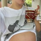 Evaluna Montaner compartió una foto muy sexy de su pancita de embarazada