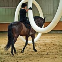 Charlotte Casiraghi apareció a caballo en el último desfile de Chanel 