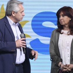 Cristina Kirchner y Alberto Fernández.  | Foto:CEDOC