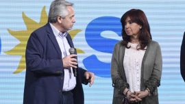 Cristina Kirchner y Alberto Fernández.