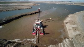 El río Salado atraviesa 59 municipios bonaerenses.