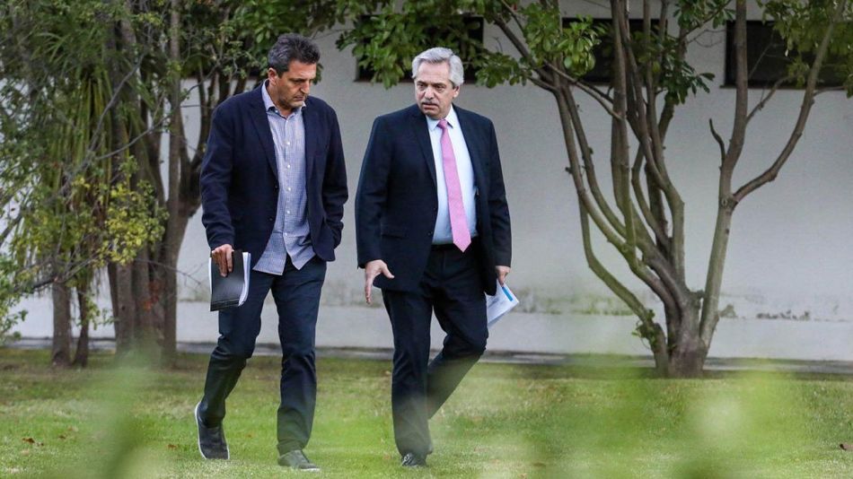 Alberto Fernández y Sergio Massa 20220201