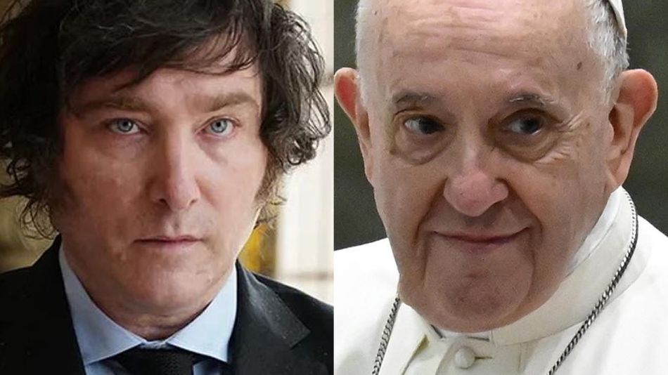 Javier Milei y Francisco 20220201