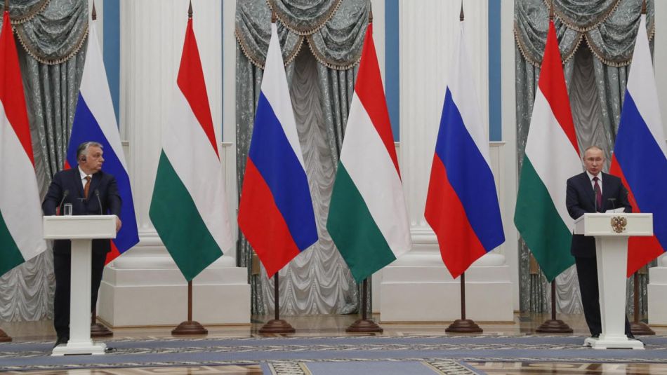  Viktor Orbán y Vladimir Putin 20220201