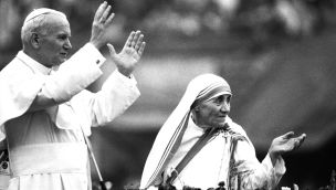 Visita de Juan Pablo II a Teresa de Calcuta 20220202