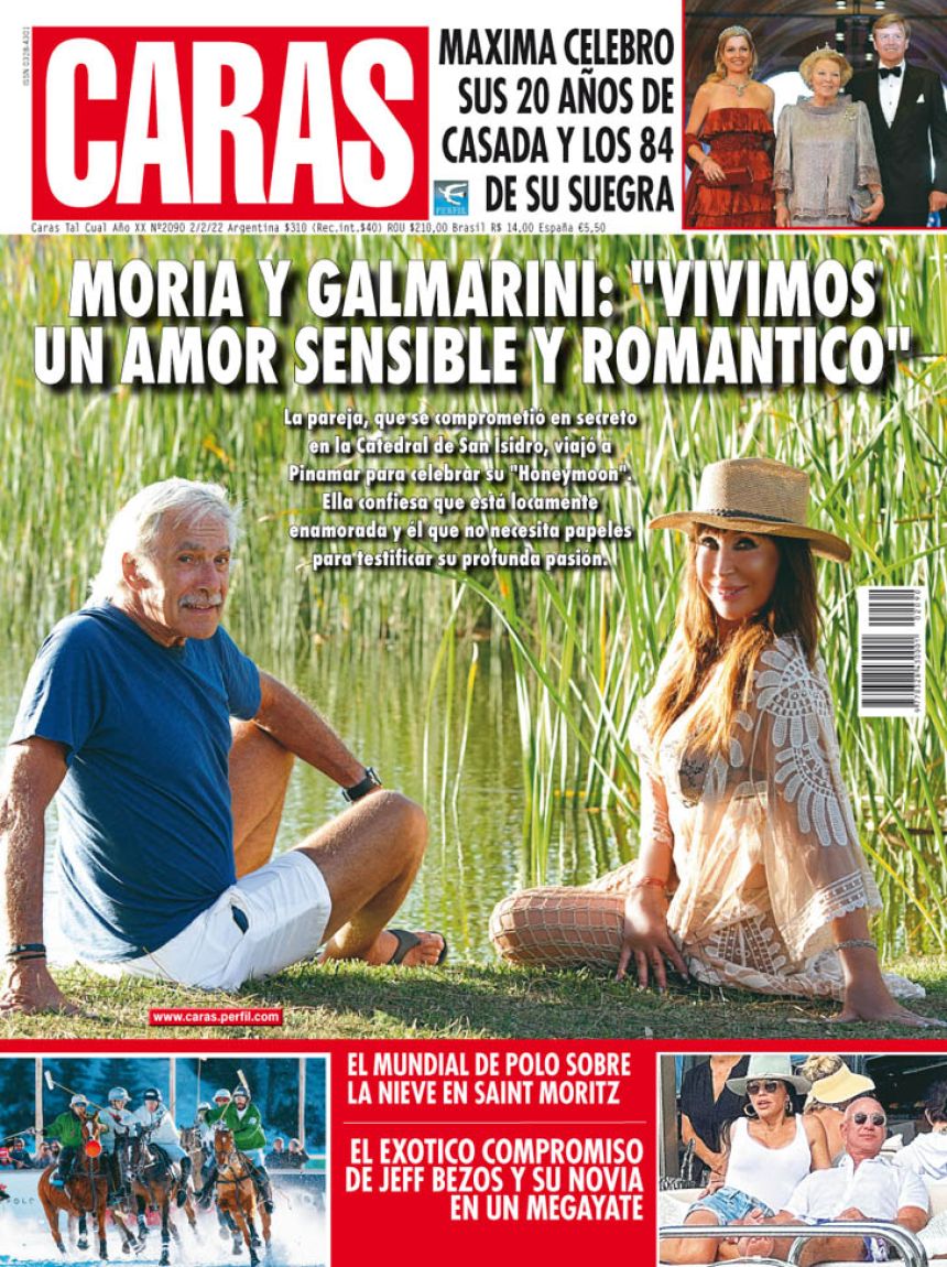 Moria Casan y Pato Galmarini: "Vivimos un amor sensible y romántico"