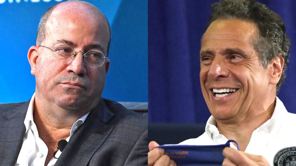 Jeff Zucker y Andrew Cuomo. 20220203