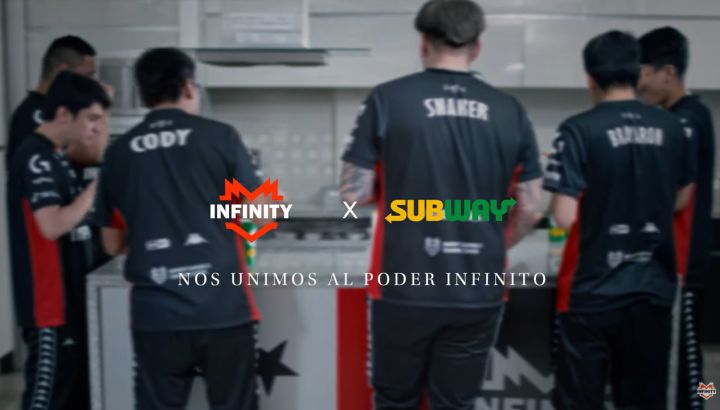 Infinity Esports renovó con Office Depot y firmó una colaboración con Subway