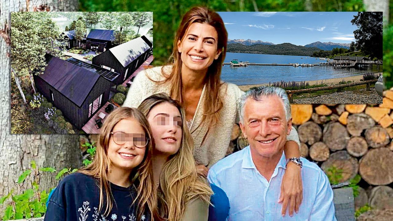 Mauricio Macri, Juliana Awada y sus hijas - Imágenes de la casa de Villa La Angostura y los paisajes | Foto:cedoc