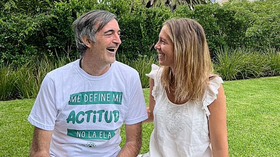 Esteban Bullrich y su esposa, en el posteo de Instagram.