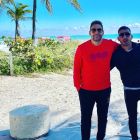 Rodrigo Lussich y su novio Juan Pablo Kildoff