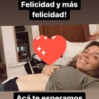 Dalma Maradona subió la primera foto embarazada y mostró cómo está su pancita