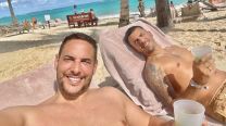 Rodrigo Lussich y su novio Juan Pablo Kildoff