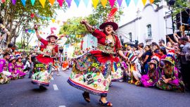 Carnaval en los barrios de la Ciudad Autónoma de Buenos Aires.