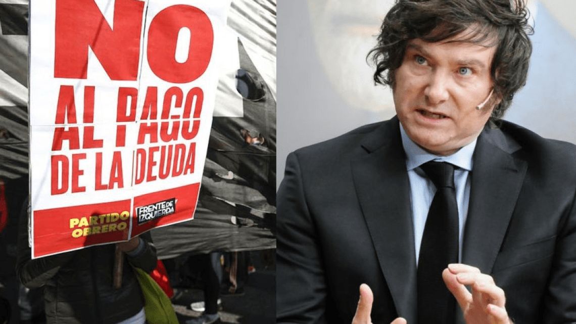 La izquierda marcha contra el FMI, en guerra con Milei | Perfil