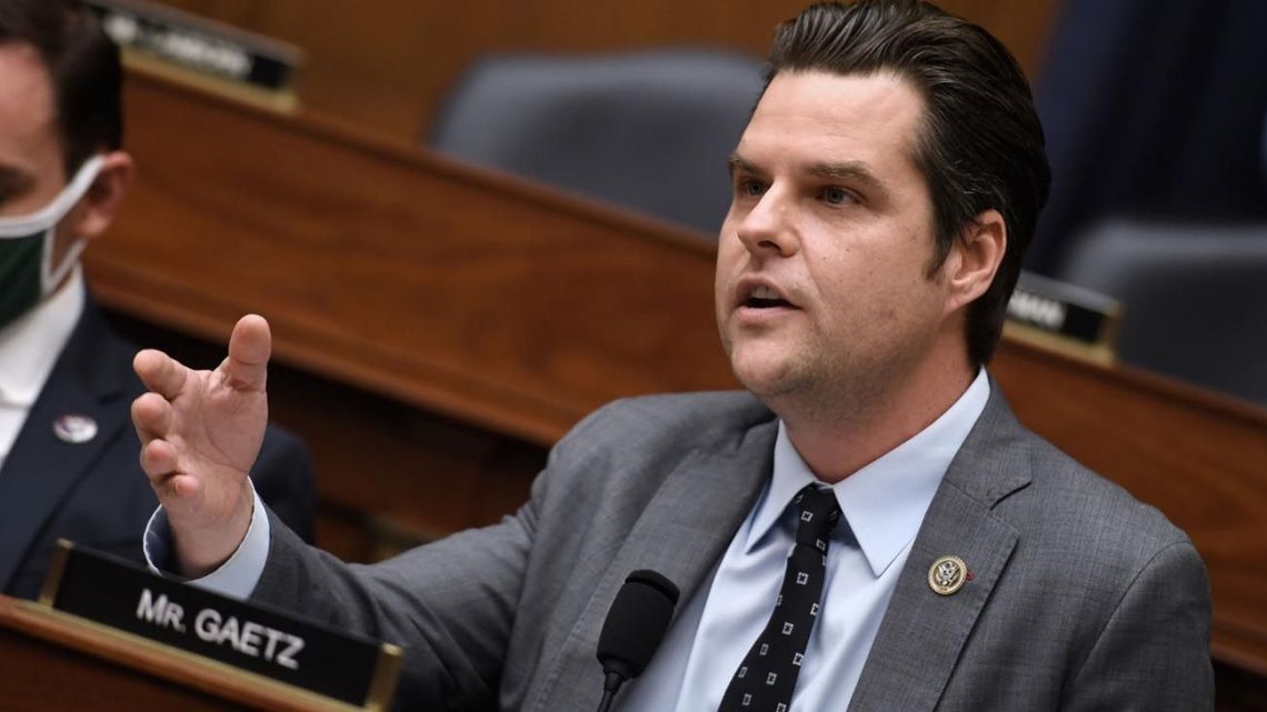 United States Representative Matt Gaetz (Florida-Republican).