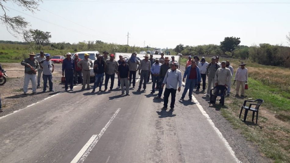 Corte de ruta en Formosa