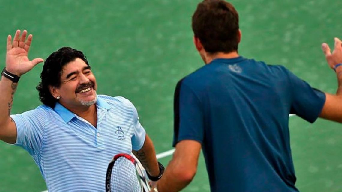 El emotivo posteo desde la cuenta de Maradona para Del Potro | 442