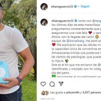 A punto de ser mamá, Eliana Guercio confirmó el sexo de su bebé