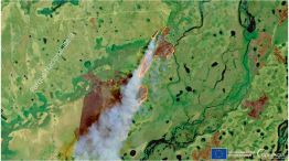imagen satelital incendio corrientes 09022022