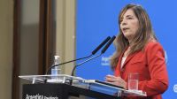 La portavoz de la Presidencia, Gabriela Cerruti en conferencia de prensa 20220210