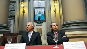 Los jueces Ricardo Lorenzetti y Juan Carlos Maqueda