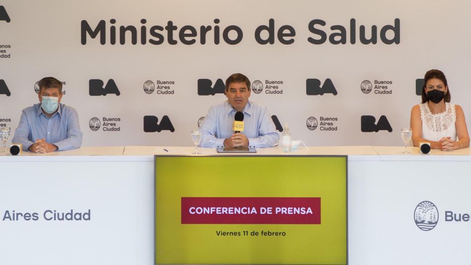 Conferencia de prensa del ministro de Salud Fernan Quiroz 20220211