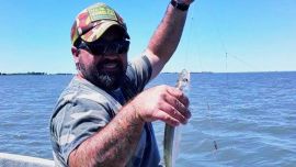 Cada tanto, alguno de los lindos se logró, dando lugar a una pesca muy entretenida.