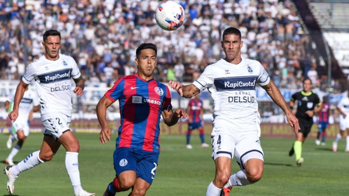 Gimnasia aprovechó el hombre de más y se quedó con la victoria ante San ...