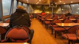 Una ola impactó contra un ferry en Alemania