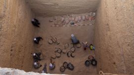 El gigantesco yacimiento está ubicado en las cercanías de Saqqara, Egipto.