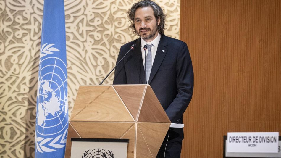 El canciller Santiago Cafiero en el Consejo de Derechos Humanos de las Naciones Unidas 20220228
