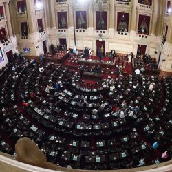 El presidente Alberto Fernández abrirá hoy a partir de las 11.30 el 140 período de sesiones ordinarias del Congreso, con un discurso que despierta expectativas por las circunstancias que atraviesan el país y el mundo, en la que será su tercera visita al Parlamento al mando del Ejecutivo y tendrá como ejes el acuerdo con el FMI y la ratificación del crecimiento económico como las prioridades de su gestión para el segundo tramo de su mandato. | Foto:Télam/Fernando Gens